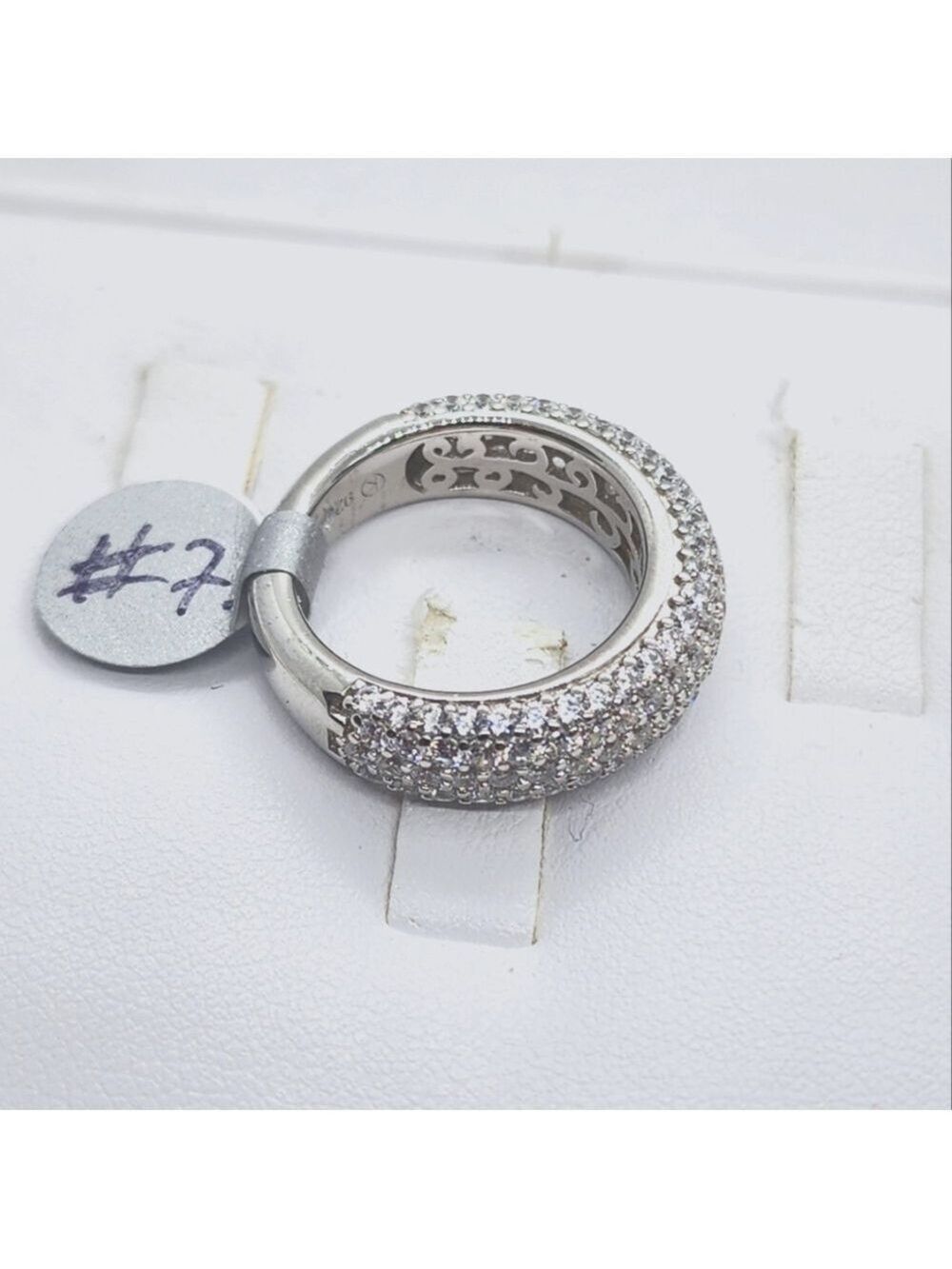 Brand New Sterling Silver 925 Eternity Ring cz - Picture 4 of 8